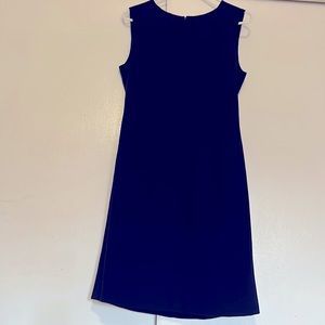 Chapter Club navy high neck sleeveless pe y dress size 10 nwt
